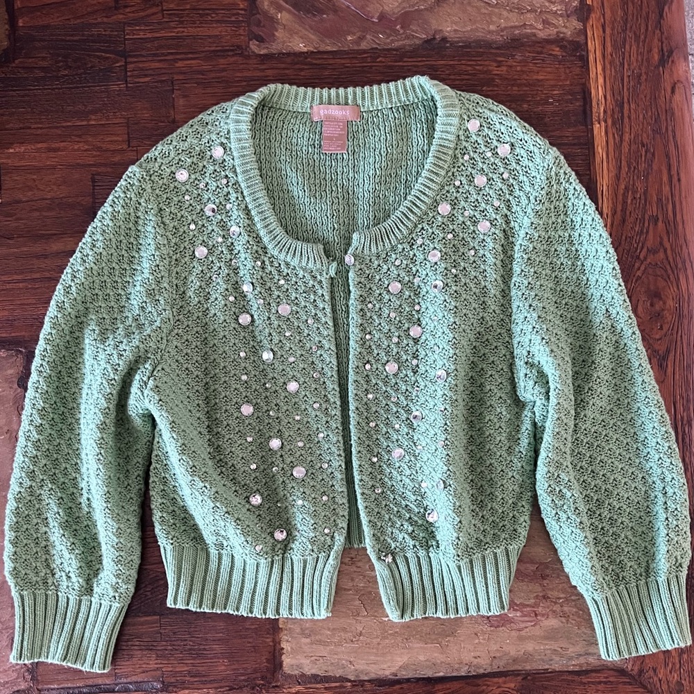 gadzooks Jeweled Cardigan